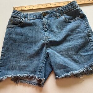 EUC Lands End Size 10 Denim Blue Women's Shorts‎ 🔥🔥 (D2)